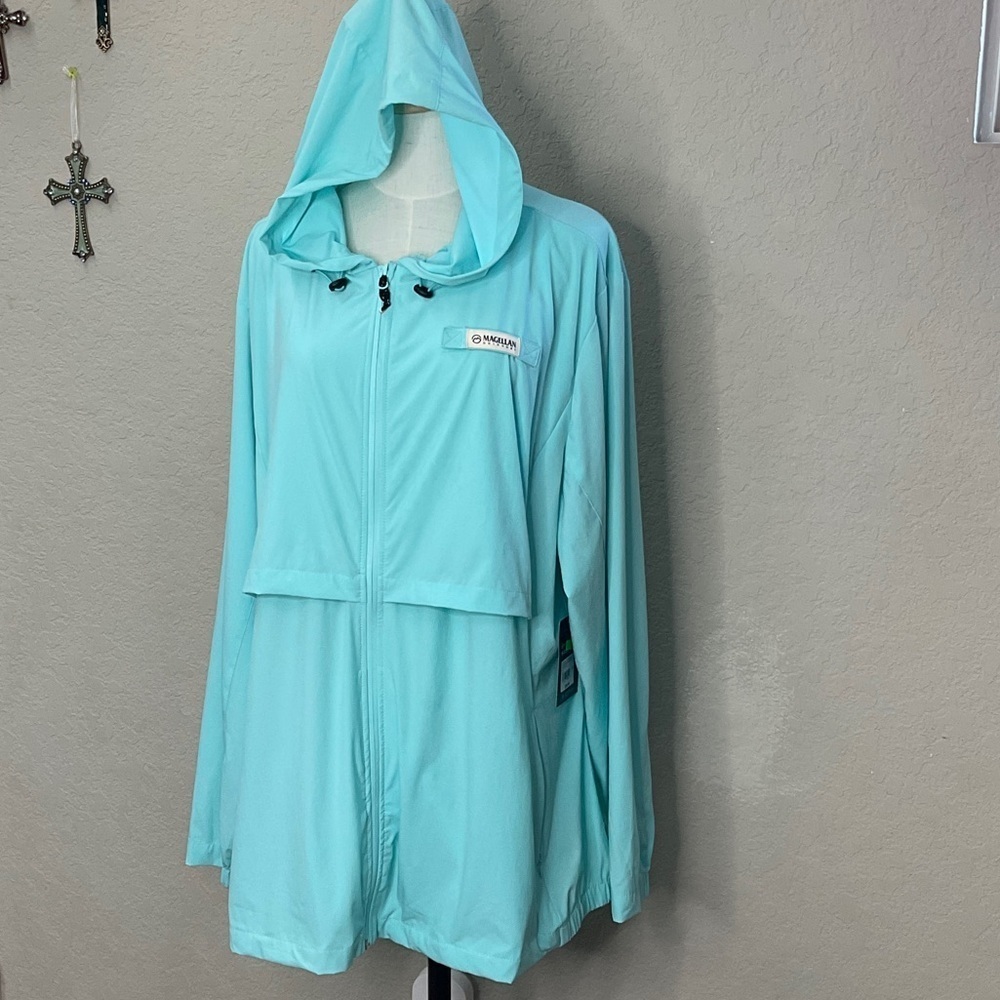 341 - Magellan Outdoors Light Blue Utility Jacket